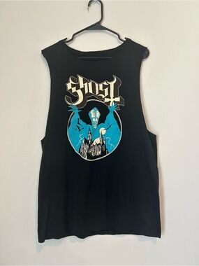 Ghost XL Black Sleeveless T-shirt